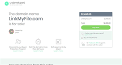 Desktop Screenshot of linkmyfile.com